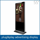 55 inch shopping mall stand led outdoor signs